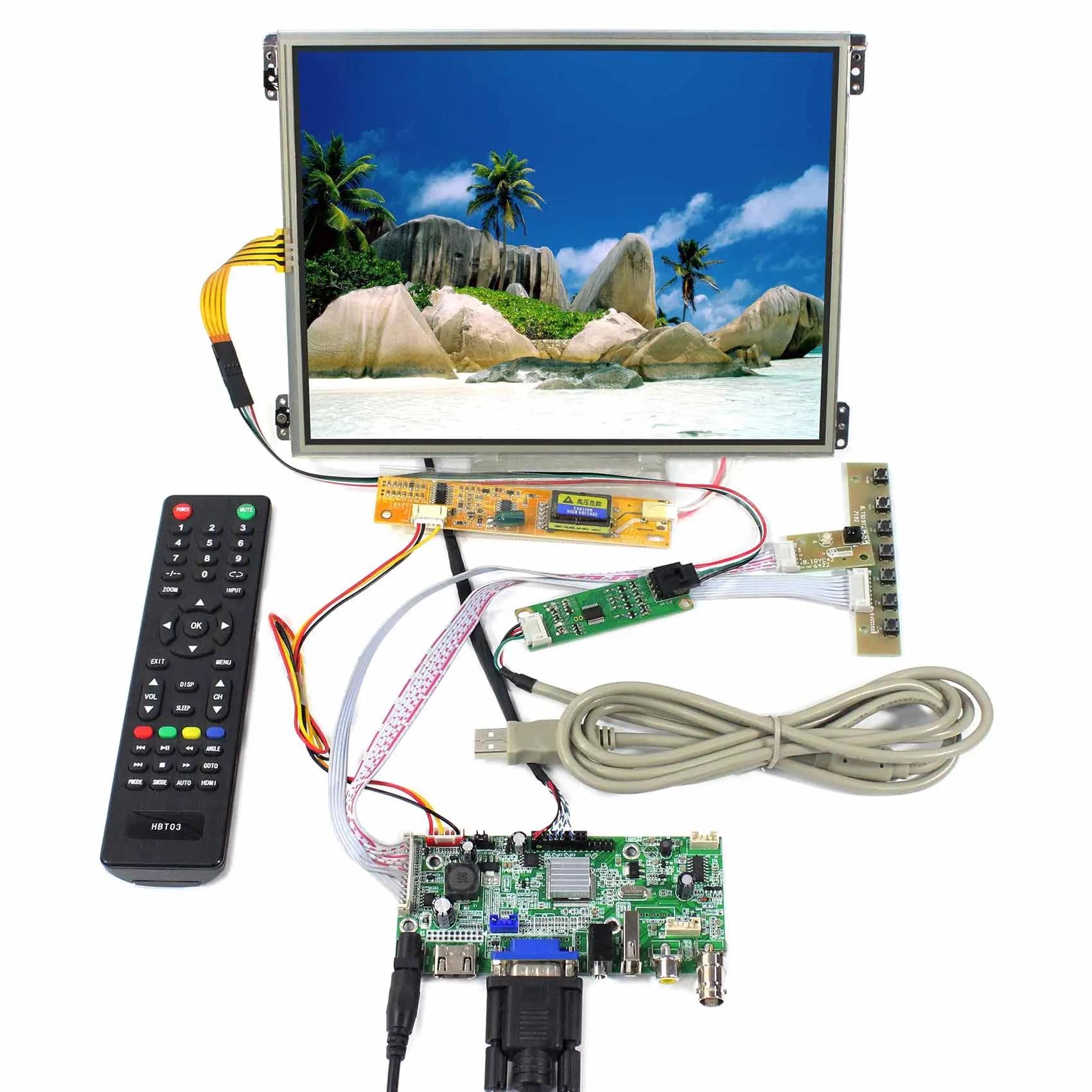 HD MI VGA 2AV USB LCD  ۵ 10.4 HT10X21-311 1024X768 LCD ȭ ġ г